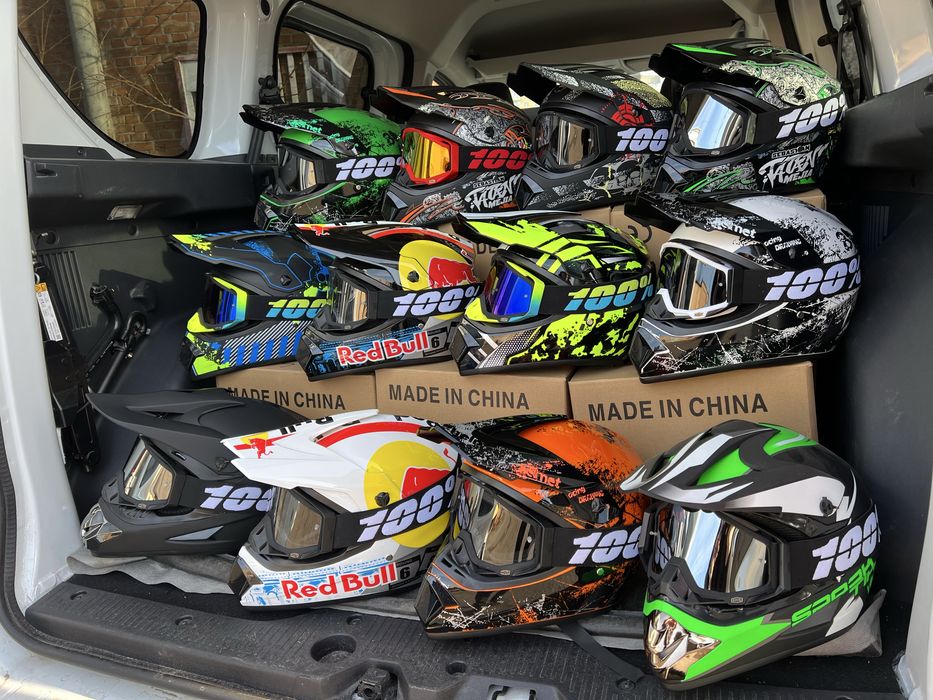 Мото шлем эндуро кроссовый