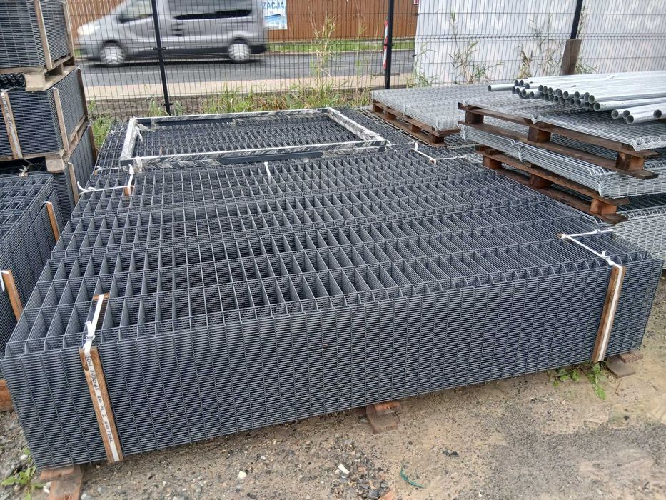 Panel ogrodzeniowy fi 4mm 203cm GRAFIT!!! panele słupki siatki furtki