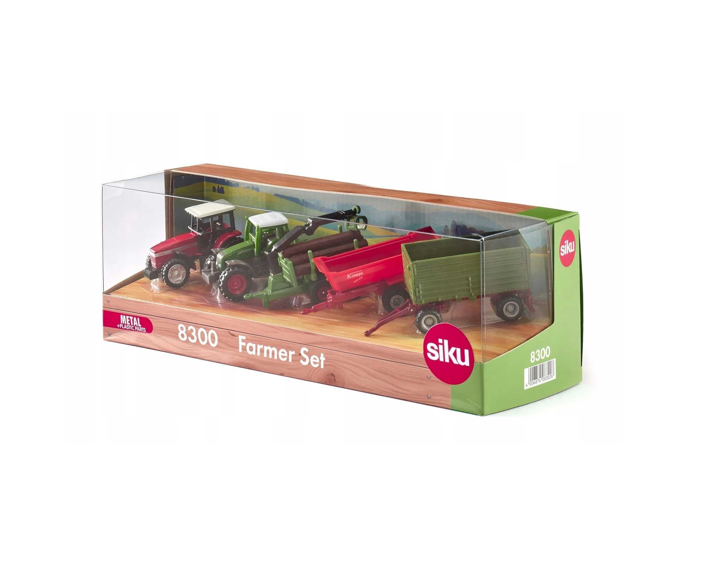 SIKU FARMER SET 8300 Zestaw 5 Pojazdów Rolniczych W Pudełku *NOWE*