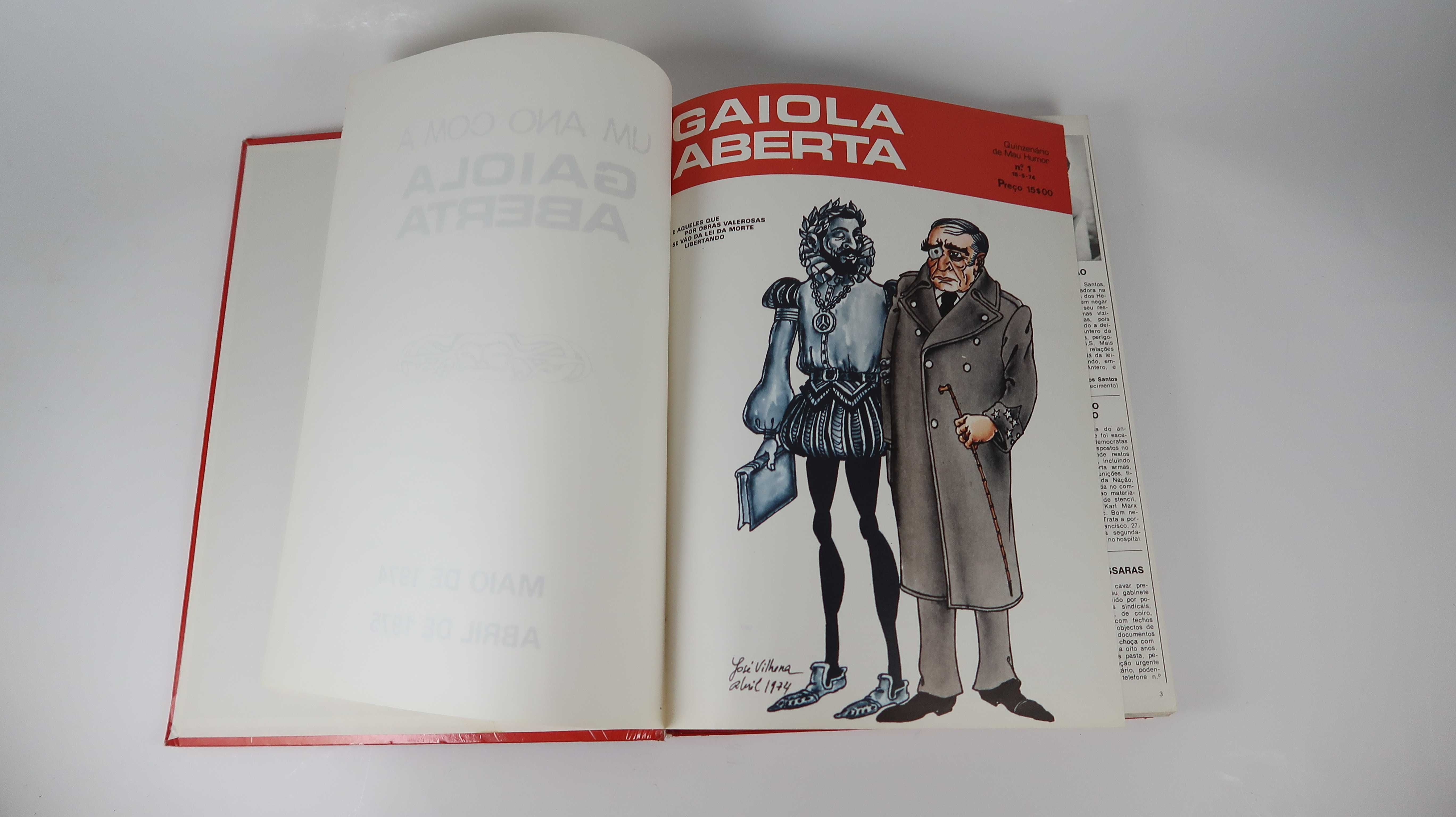 Gaiola Aberta - José Vilhena Volumes I e II (30 revistas)