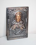 Jezus Chrystus - obrazek miedziany, czekanka, 1992r.