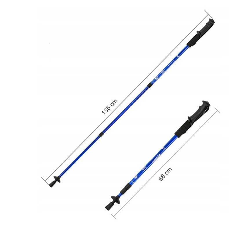 Kijki kije nordic walking 135 cm ANTI-Shock