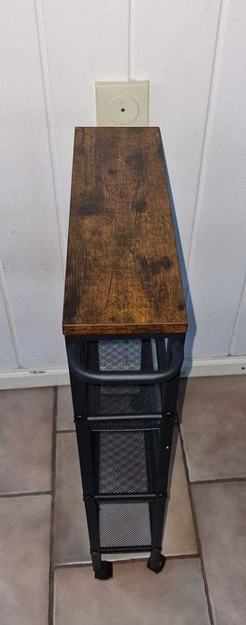 Półki akcesoria do łazienki z poziomami czarny przechowywanie