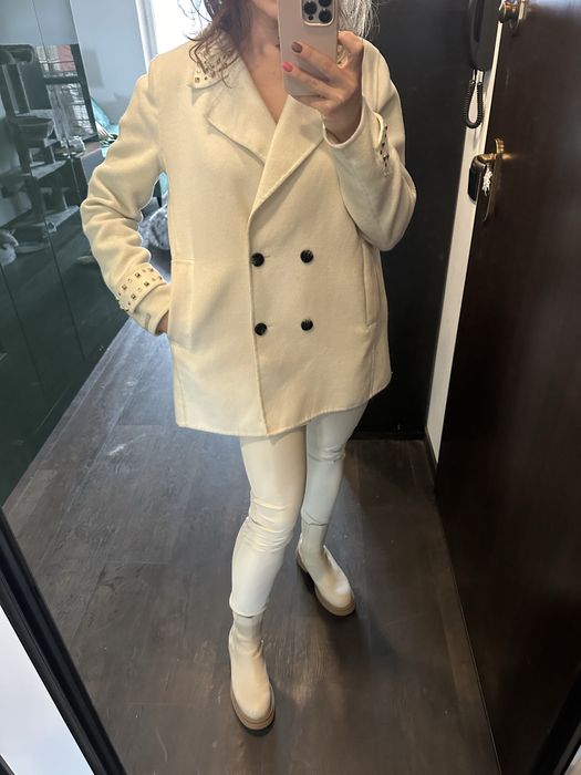 Bialy plaszczyk marella max mara