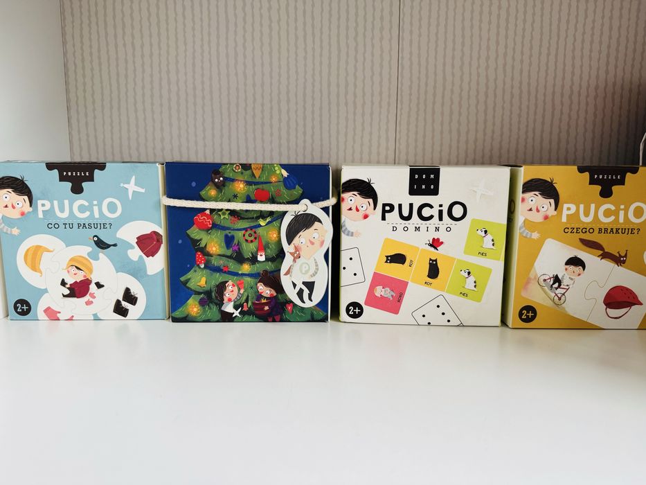 Pucio Puzzle 2+ Zestaw czterech układanek