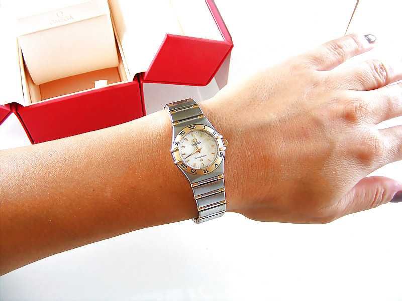 Omega Constellation Gold Mini 18k złoto (zegarek damski, jak nowy)