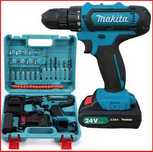 Шуруповерт Makita с двумя аккумуляторами 24V 5.0AH 24V 5.0AH Арт. 6914