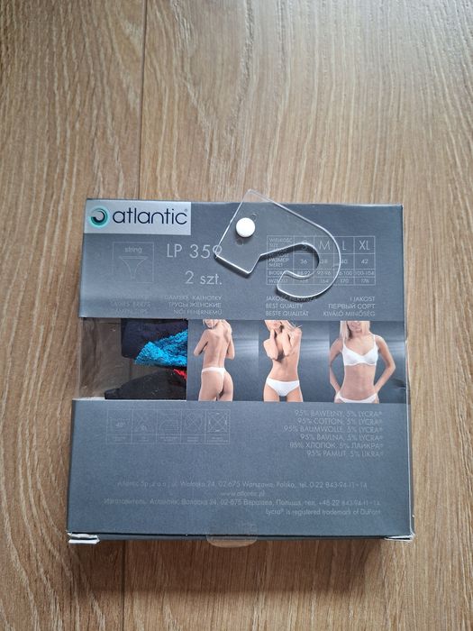 Stringi damskie Atlantic, rozmiar S, 2PACK