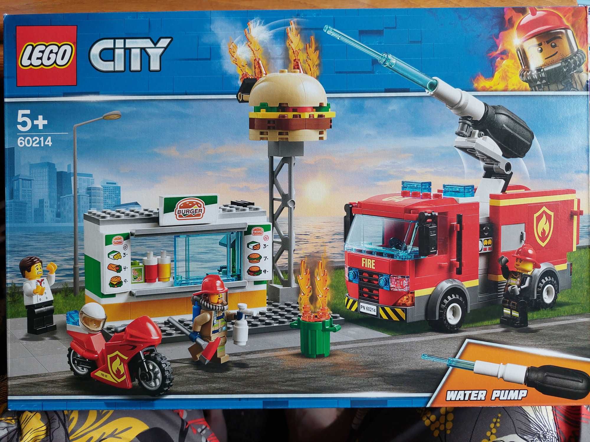 LEGO City 60214 Na ratunek w płonącym barze; klocki NOWE