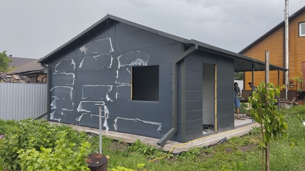 Сендвіч панелі термо панелі для  дверей воріт фасадів душ туалет в