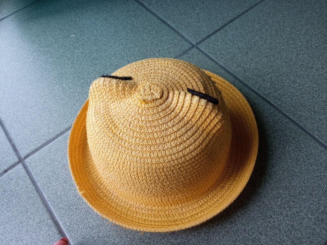 Шляпа панама панамка шляпка детская котик