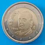 2 Euros de 2010, de Espanha, Rei Juan Carlos I