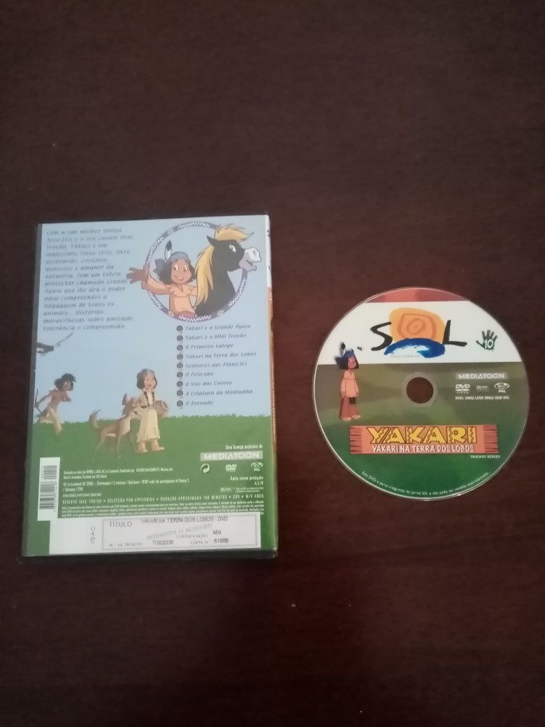 DVD Yakari na terra dos lobos