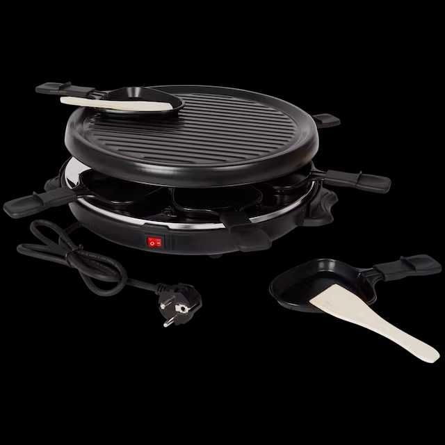 Zestaw raclette i gourmet 800w Patelnia Podgrzewacz Grill