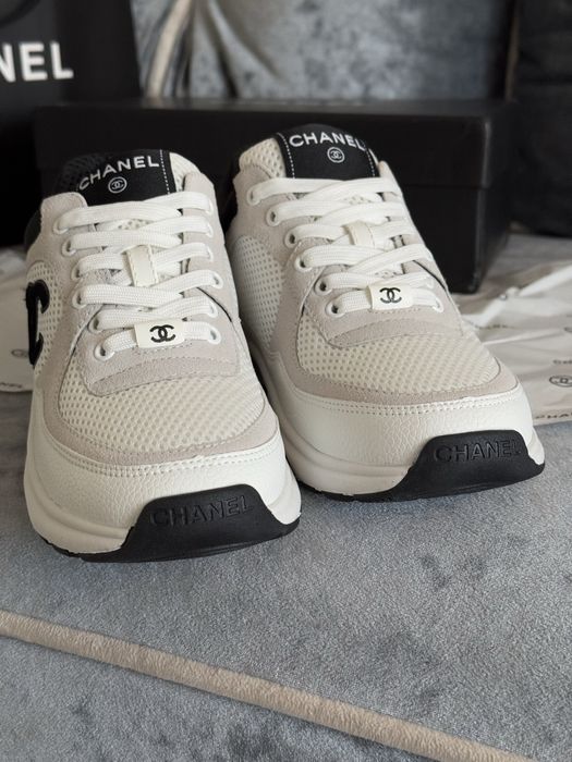 Белые кроссовки Chanel 37, 38 размер