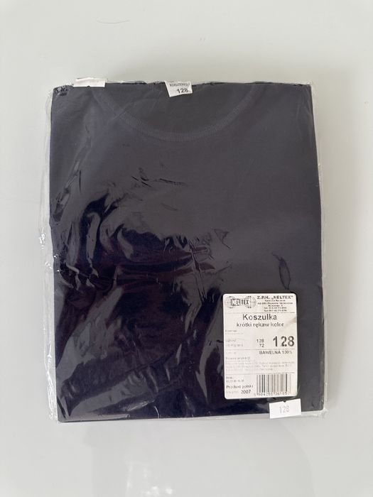 oszulka bawełniana t-shirt nowy granatowy rozmiar 128