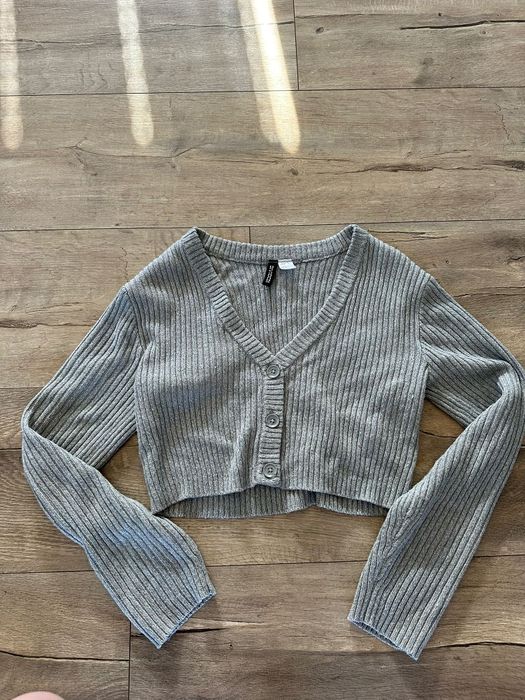 H&M top sweter rozmiar S  rozpinany stan bdb