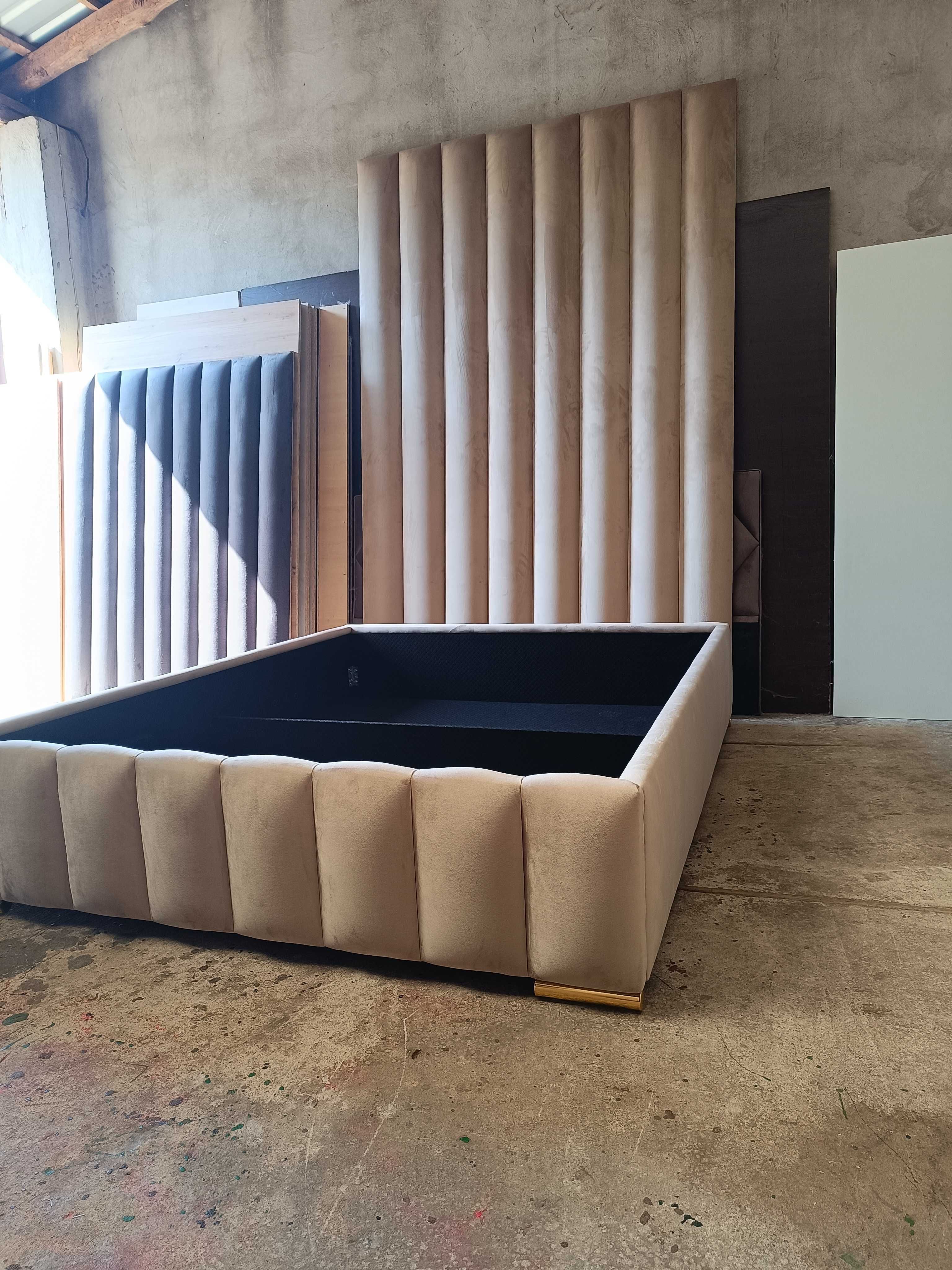 Panele ścianka tapicerowana łóżko box stelaż pojemnik na wymiar panel
