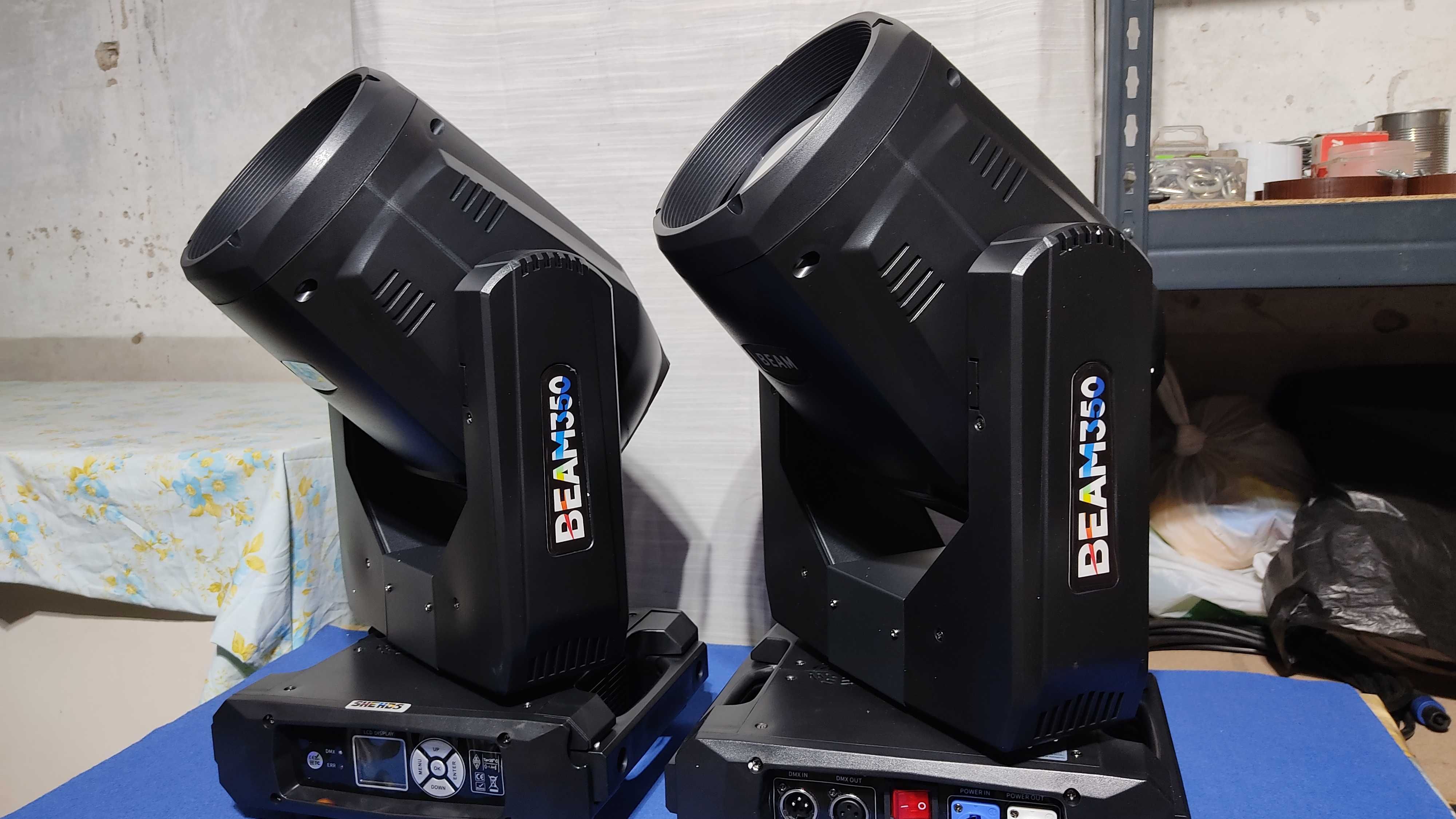 2x Moving head Beam 17R 380W