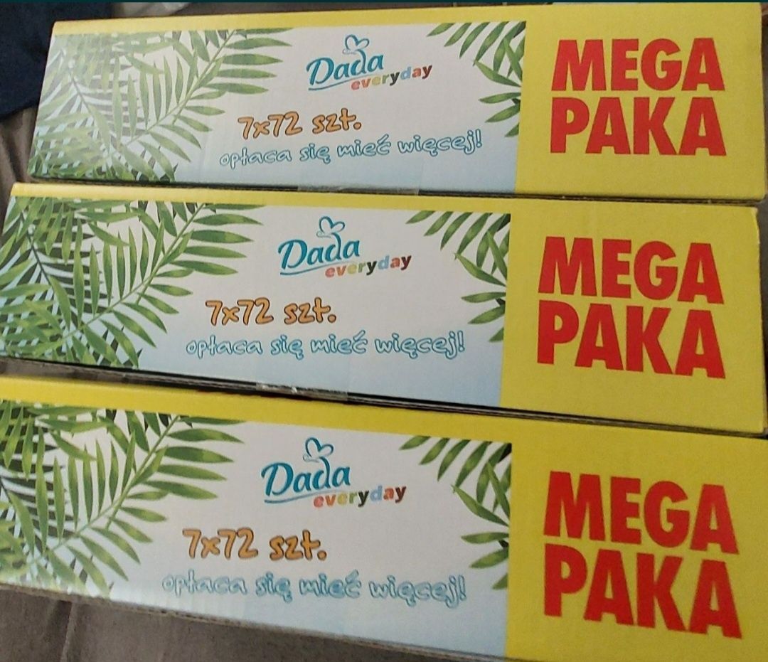 1zł Wysyłka Mega Paka Chusteczki DADA Everyday Nawilżane Zielone NOWE