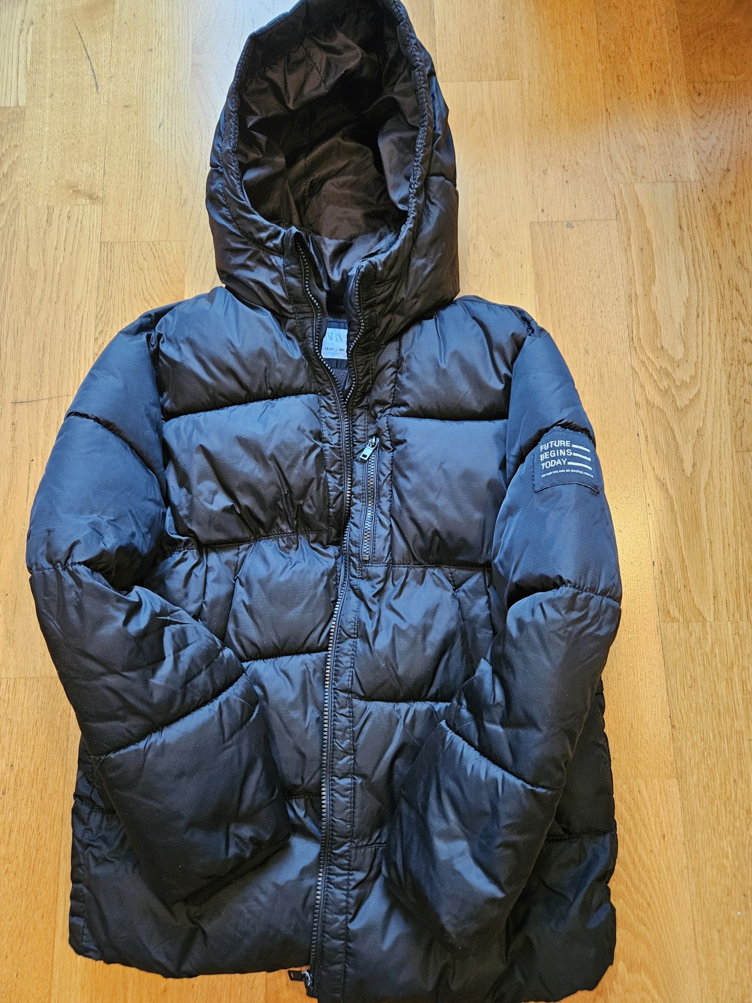 Kurtka puchowa Zara 164cm