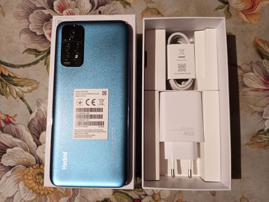 Xiaomi Redmi Note 11S (-Amoled-90Hz) NFC) 108Mp.) 7GB/64GB +СКЛО+ЧОХОЛ