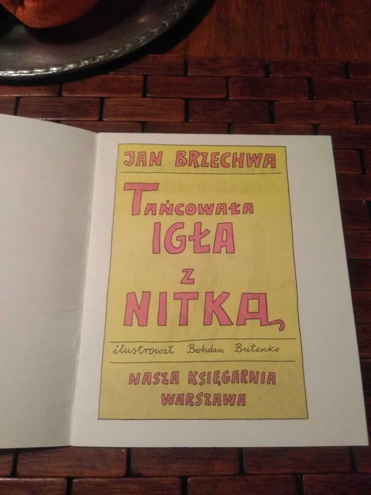 Brzechwa tańcowała igła z nitką ilustracje butenko