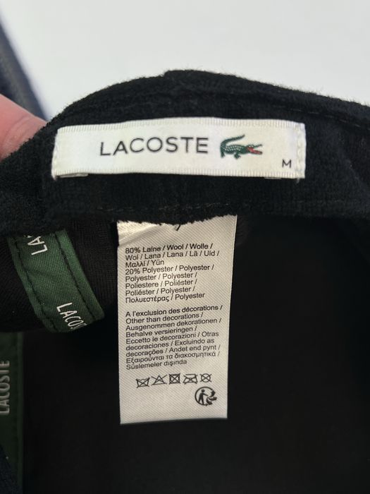 Lacoste шерстяна кепка