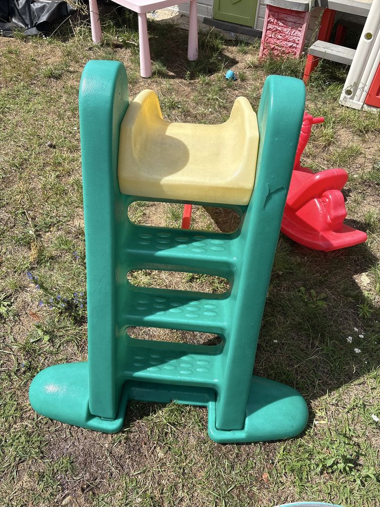 Zjeżdżalnia little tikes ślizg duża +konik little tikes bujak