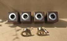 Halogeny sufitowe 4+2 drewniane altanka halogen lampa oprawa reflektor