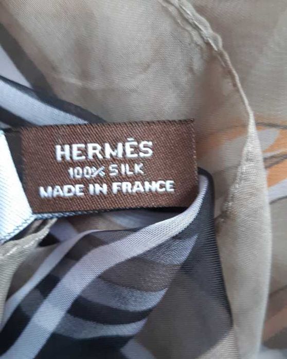 Hermes платок шелковый