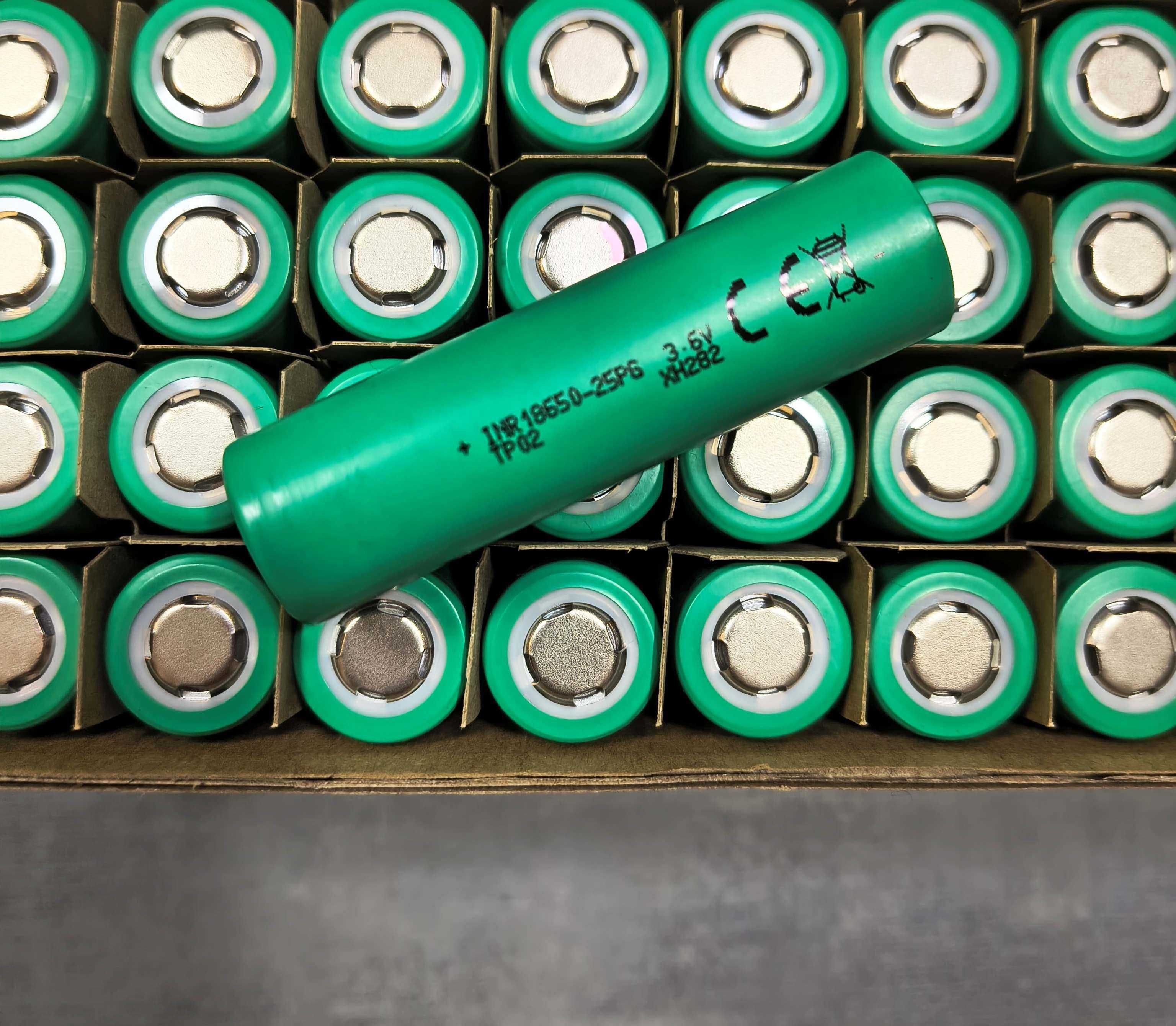 18650 высокотоковые аккумуляторы INR18650-25PG 2500mAh 20A