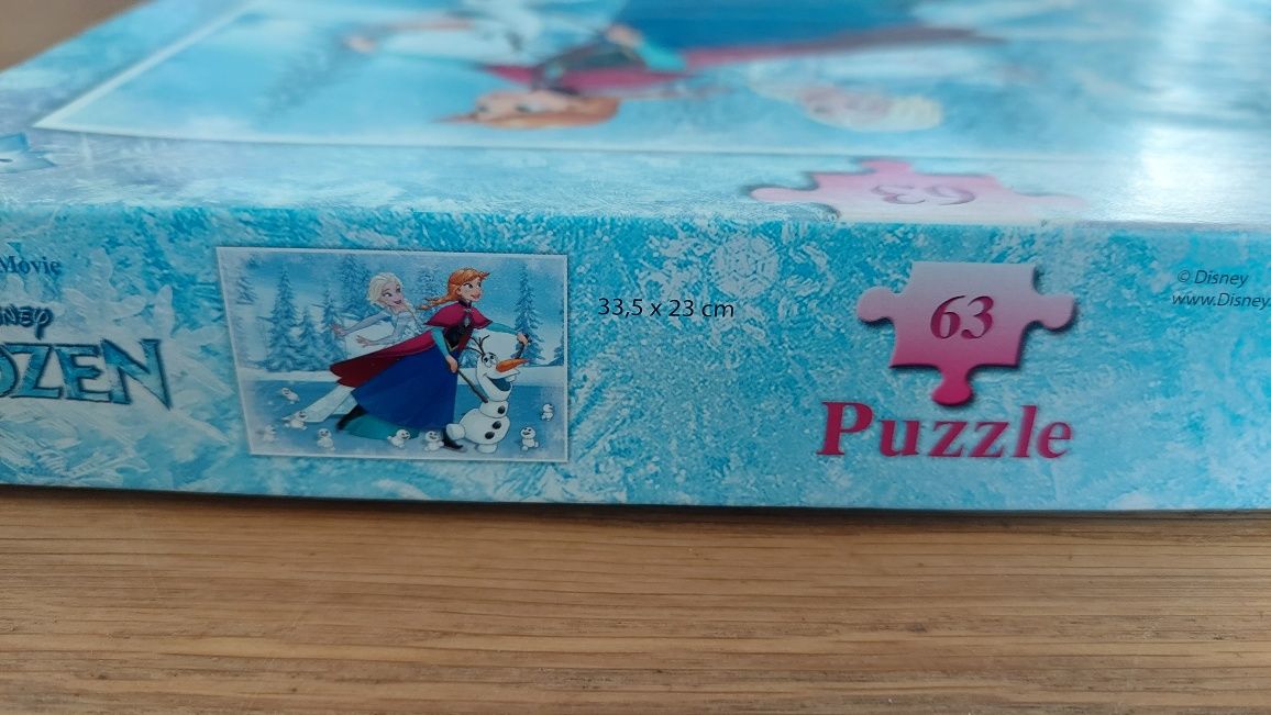 Puzzle Kraina lodu Elsa Anna Olaf Frozen 63el. Wiek5+ Trefl