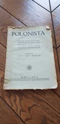 Książka rok 1937 "Polonista" Towarzystwo Polonistów RP