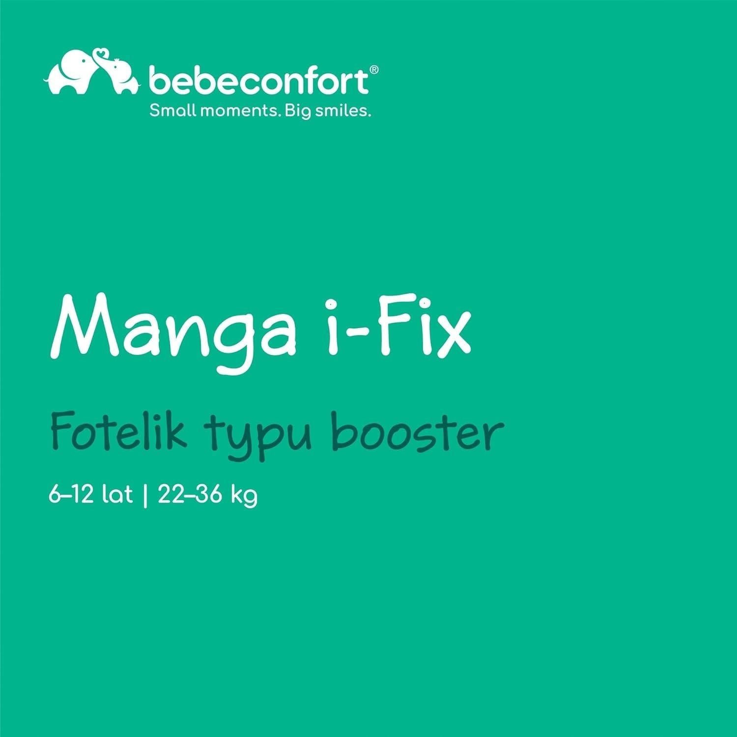 Fotelik samochodowy Bebeconfort Manga i-Fix black