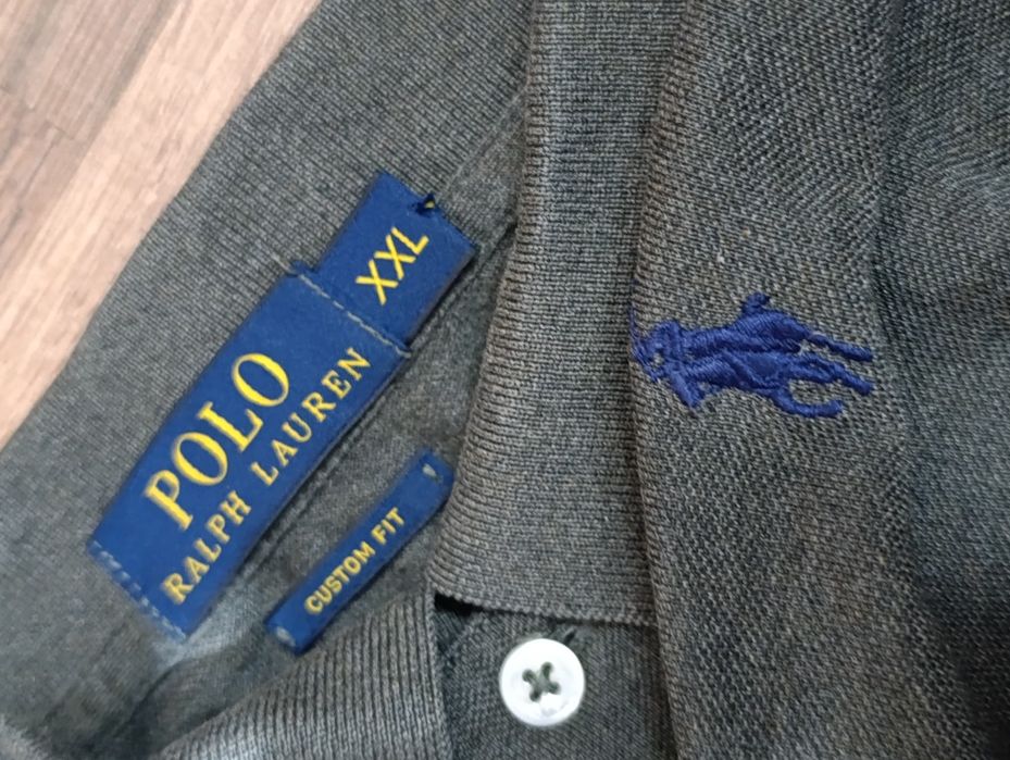 Поло сіре від бренду Ralph