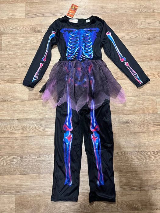 Костюм на хеллоуін хеловін 6-8 років скелет для дівчинки