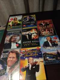 DVDs de  André Rieu como novos  preço unitário