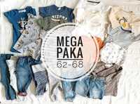 Mega  paka ubrań dla niemowlaka 62-68 H&M  Primark