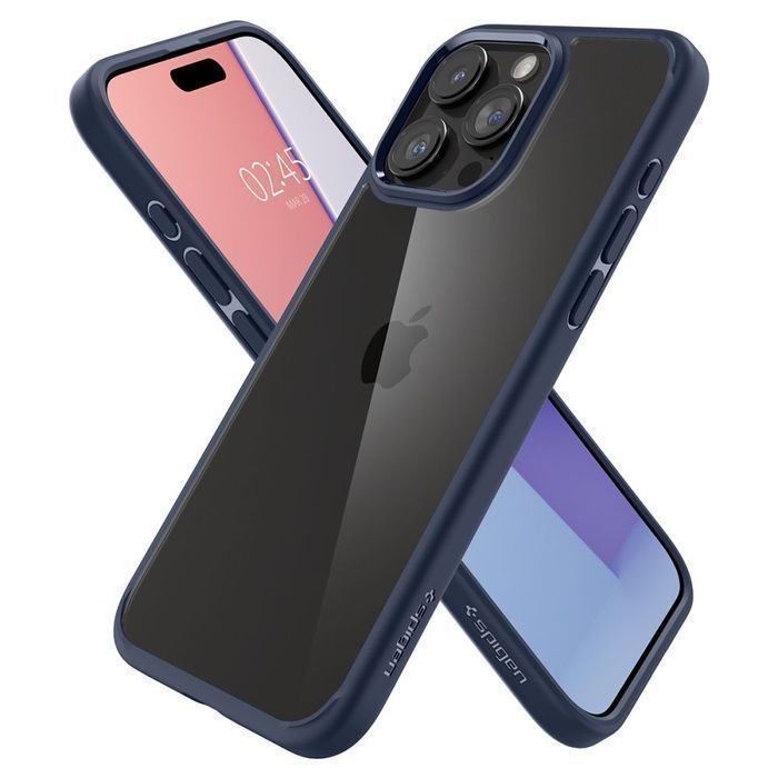 Etui Spigen Ultra Hybrid do iPhone 15 Pro w kolorze Granatowym