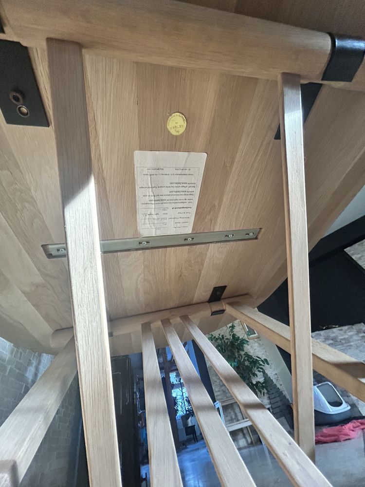 Stolik stol kawowy duński debowy safari haslev byflou design