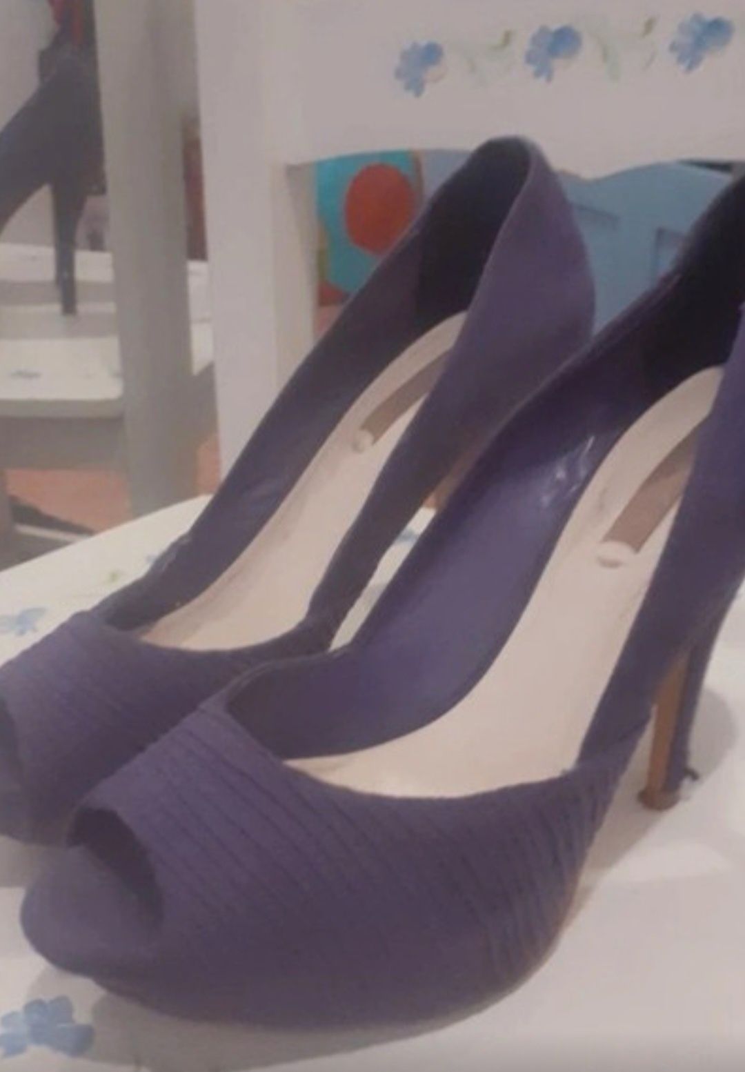 Sapatos mulher da Zara em roxo