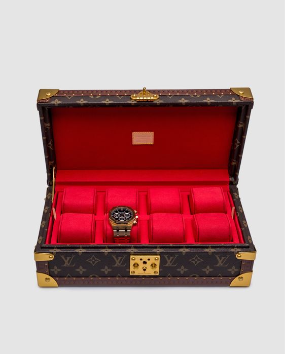 Шкатулка Louis Vuitton Coffret 8 Montres in Monogram Macassar Canvas
