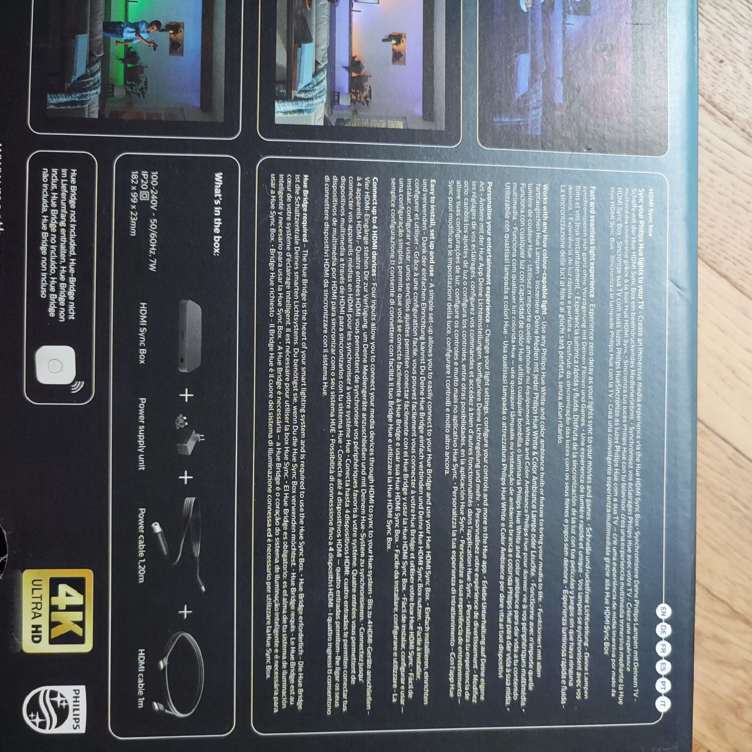 Philips hue play hdmi sync BOX
