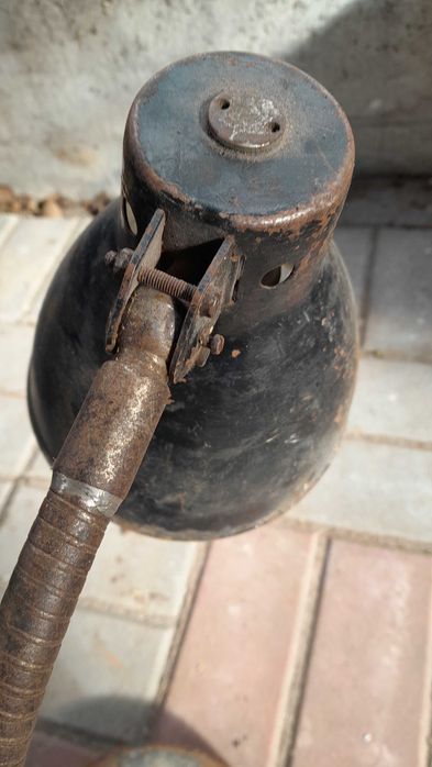 Lampa warsztatowa ciężka lata 60-70 PRL