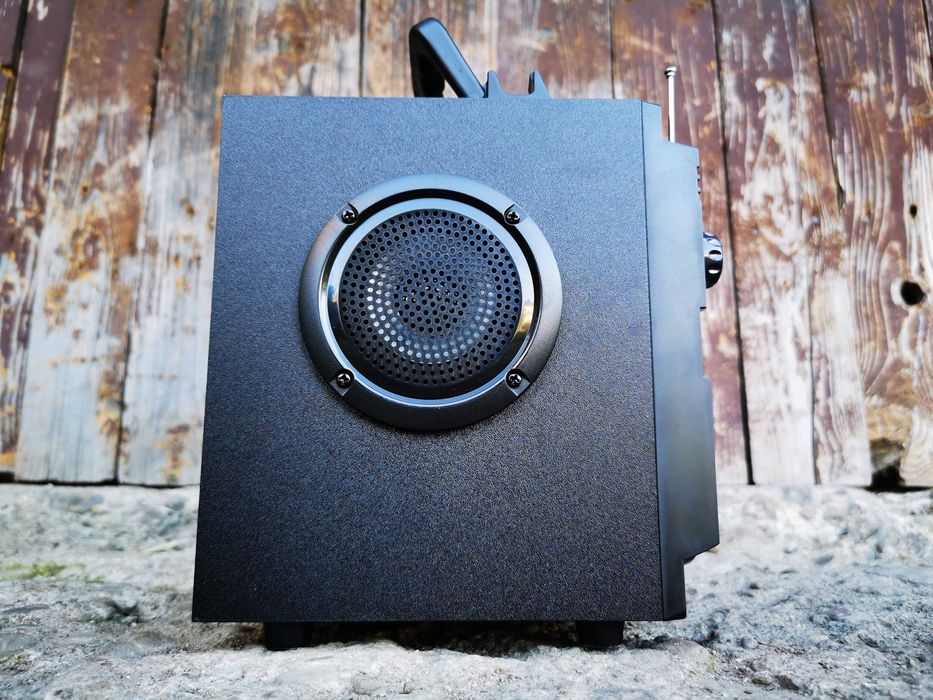 Radioodtwarzacz FM GŁOŚNIK BLUETOOTH Subwoofer Kolumna Wieża BUDOWLANE