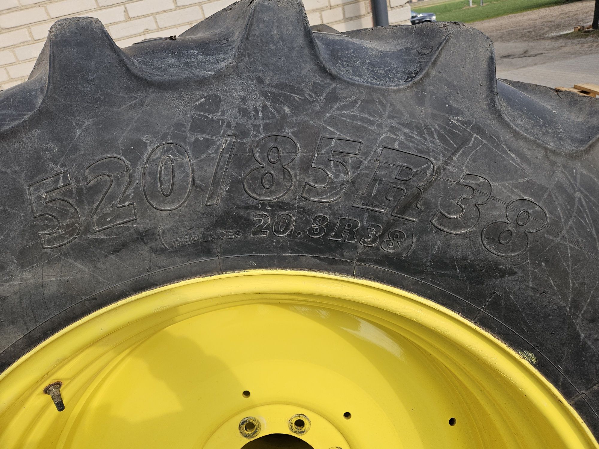 Koła John Deere komplet
