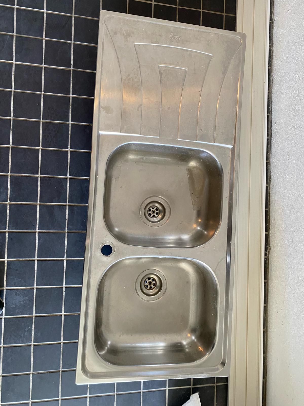 Lava louça duplo em inox cozinha