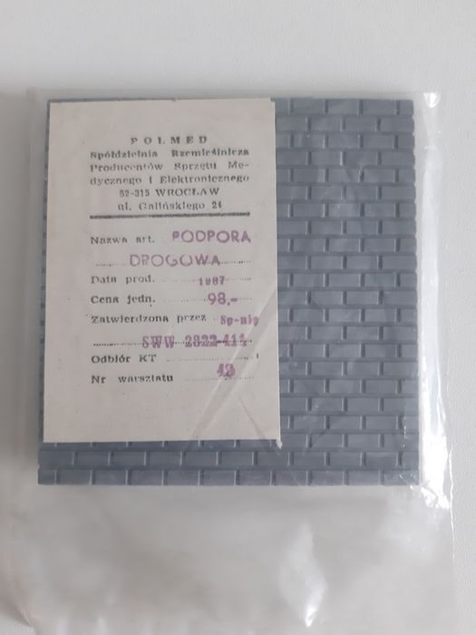 Podpora drogowa-murek H0