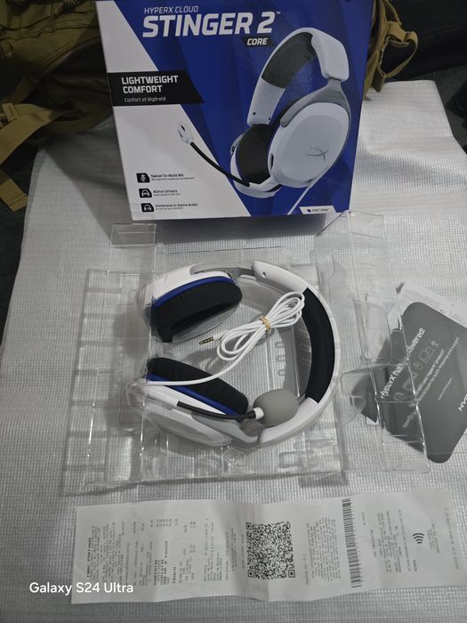 Hyper X Cloud Stringer 2 core branco com garantia